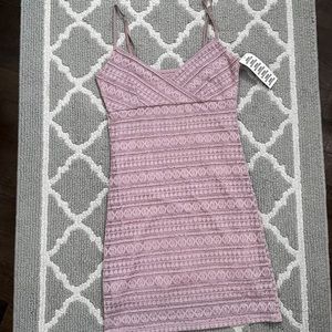 Urban outfitters NWT lace lavender mini dress